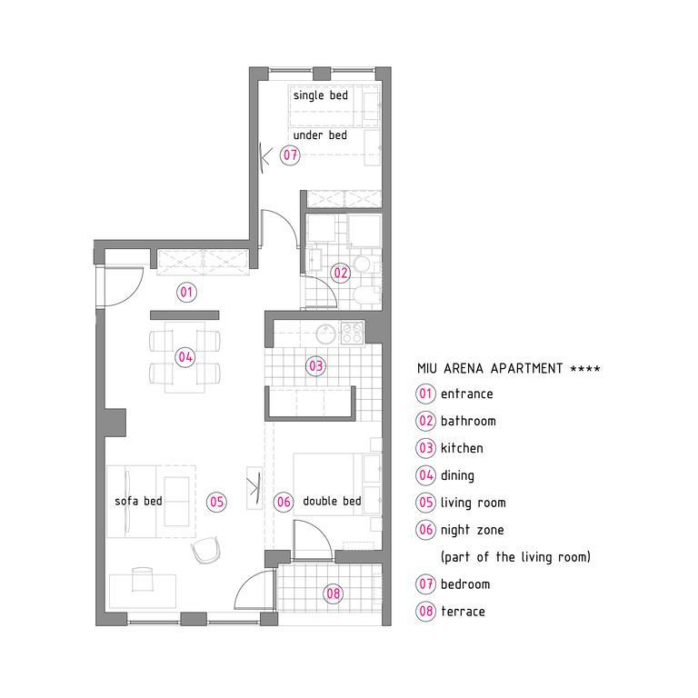 Miu Arena Apartment بلغراد المظهر الخارجي الصورة